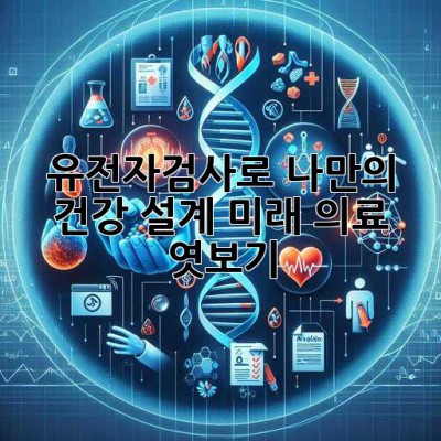 🧬 유전자검사로 나만의 건강 설계! 미래 의료 엿보기 🚀