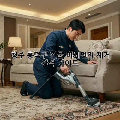 청주 흥덕구 건물, 미세먼지 제거 완벽 가이드