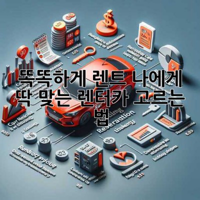 똑똑하게 렌트🚗 나에게 딱 맞는 렌터카 고르는 법!