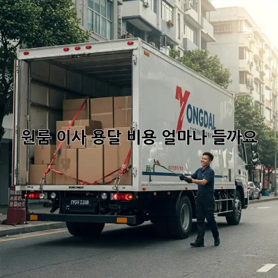 원룸 이사 용달 비용, 얼마나 들까요?