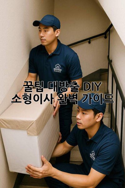📦 꿀팁 대방출! DIY 소형이사 완벽 가이드 🚚💨